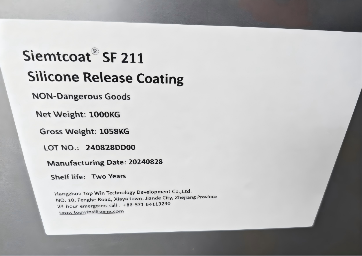 Siemtcoat® SF211 Low Peel Force Solventless Silicone Release Coating